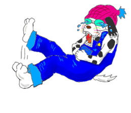 Dog of sunglasses sticker #813234