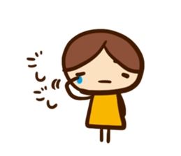 Sticker of polite word sticker #813430