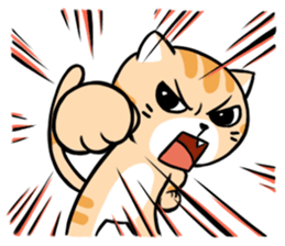 Dull cat life sticker #814044