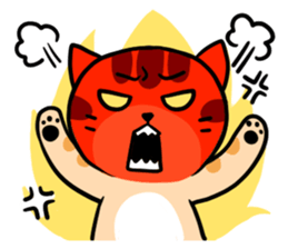 Dull cat life sticker #814046