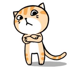 Dull cat life sticker #814047