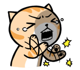 Dull cat life sticker #814051