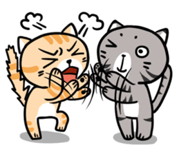 Dull cat life sticker #814055