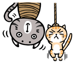 Dull cat life sticker #814066