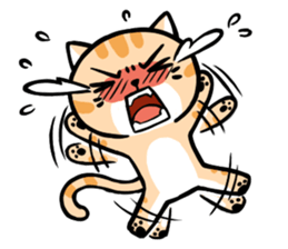 Dull cat life sticker #814069