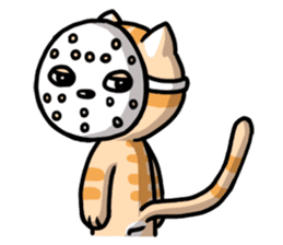 Dull cat life sticker #814074