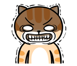 Dull cat life sticker #814075