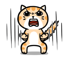 Dull cat life sticker #814078