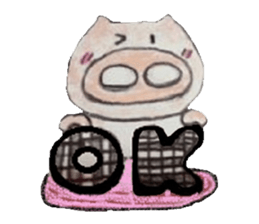 Butasan at Hafu half firing sticker #814319