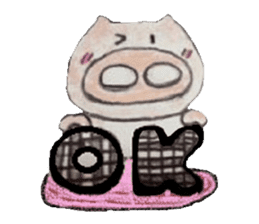 Butasan at Hafu half firing sticker #814319