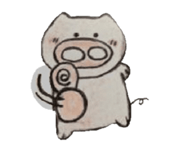 Butasan at Hafu half firing sticker #814321