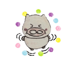 Butasan at Hafu half firing sticker #814325