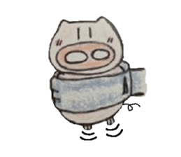 Butasan at Hafu half firing sticker #814326