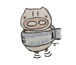 Butasan at Hafu half firing sticker #814326