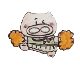 Butasan at Hafu half firing sticker #814328