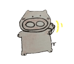 Butasan at Hafu half firing sticker #814331