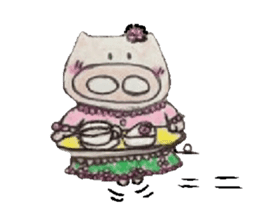 Butasan at Hafu half firing sticker #814332