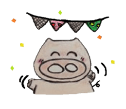 Butasan at Hafu half firing sticker #814334