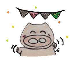 Butasan at Hafu half firing sticker #814334