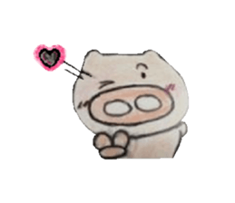 Butasan at Hafu half firing sticker #814337