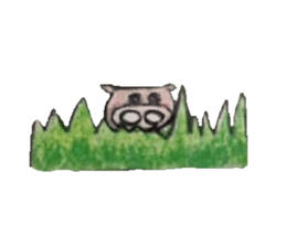 Butasan at Hafu half firing sticker #814344