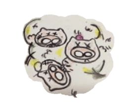 Butasan at Hafu half firing sticker #814351