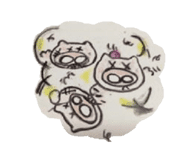 Butasan at Hafu half firing sticker #814351