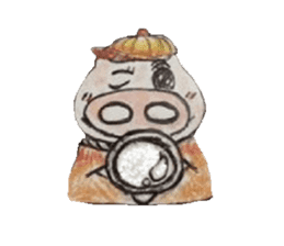 Butasan at Hafu half firing sticker #814353