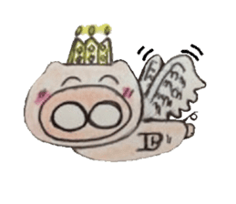 Butasan at Hafu half firing sticker #814357