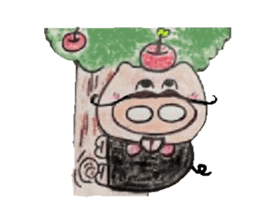 Butasan at Hafu half firing sticker #814358