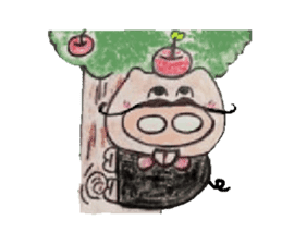 Butasan at Hafu half firing sticker #814358