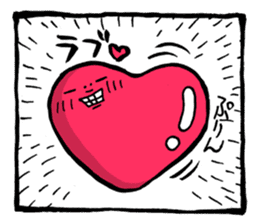 Two-panel cartoon for LINE Chats sticker #814536