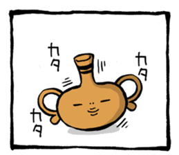 Two-panel cartoon for LINE Chats sticker #814539