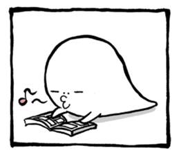 Two-panel cartoon for LINE Chats sticker #814543