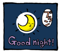 Two-panel cartoon for LINE Chats sticker #814558