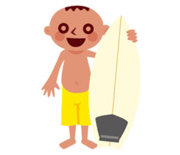 Go Go Surfing sticker #814804