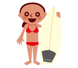 Go Go Surfing sticker #814806