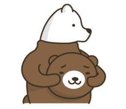 penguin & polar bear sticker #814960