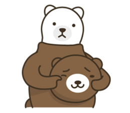 penguin & polar bear sticker #814964