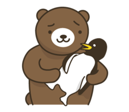 penguin & polar bear sticker #814974