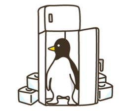penguin & polar bear sticker #814978