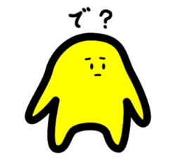 Yellow Monster sticker #815323