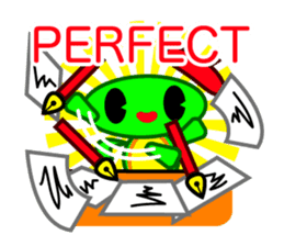 Editor Rabbit and Writer Turtle English sticker #816092