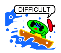 Editor Rabbit and Writer Turtle English sticker #816100