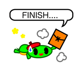 Editor Rabbit and Writer Turtle English sticker #816106