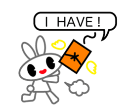 Editor Rabbit and Writer Turtle English sticker #816108
