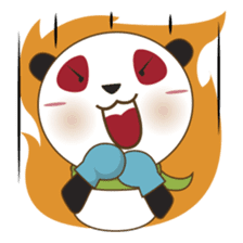 BaoBei the cute and energetic panda sticker #816241