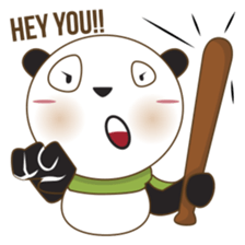 BaoBei the cute and energetic panda sticker #816243