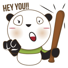 BaoBei the cute and energetic panda sticker #816243