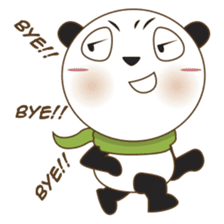 BaoBei the cute and energetic panda sticker #816246